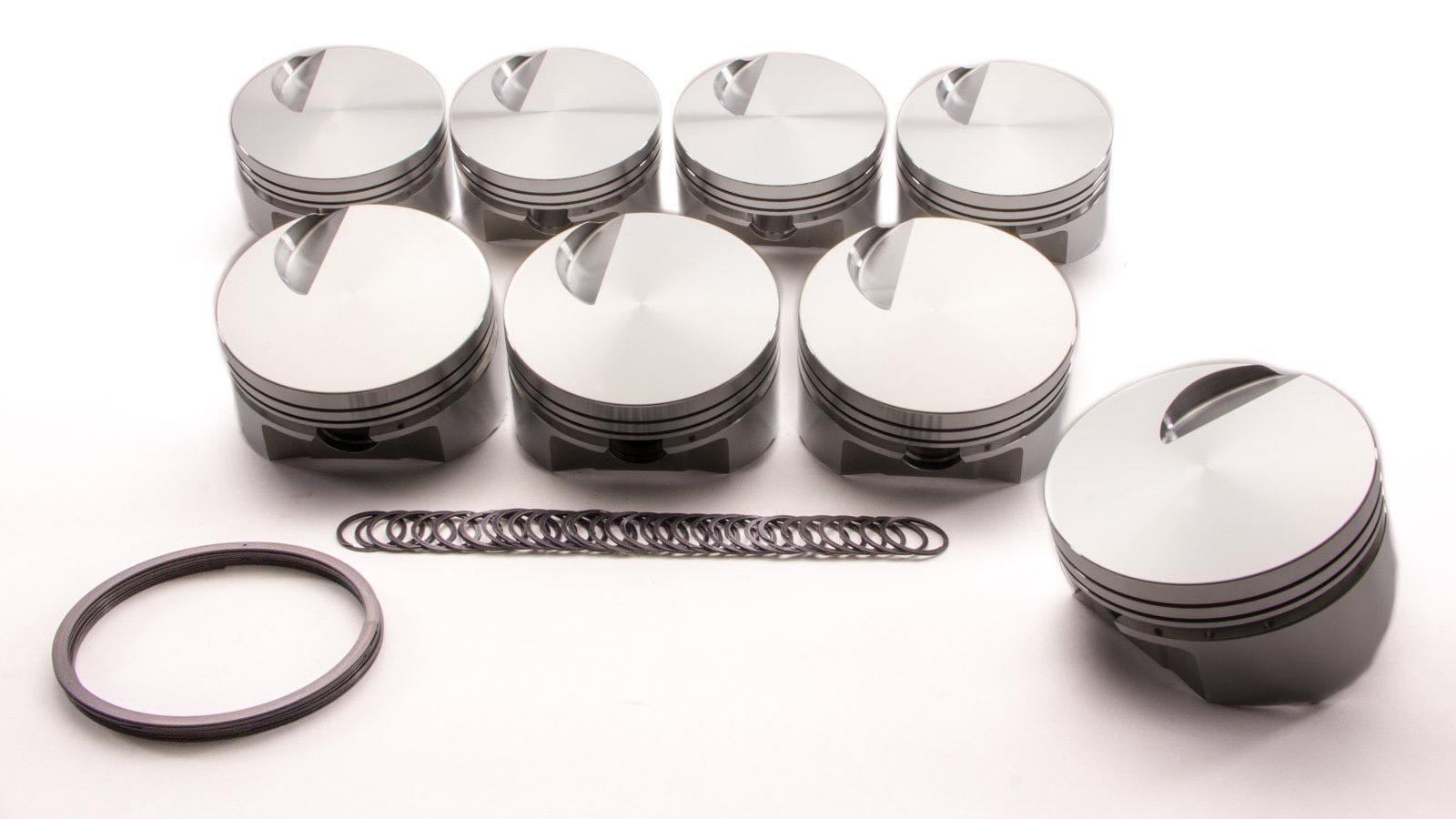 SPORTSMAN RACING PRODUCTS 142979 BBC Flat Top Piston Set 4.280 Bore -3cc SPORTSMAN RACING PRODUCTS 142979