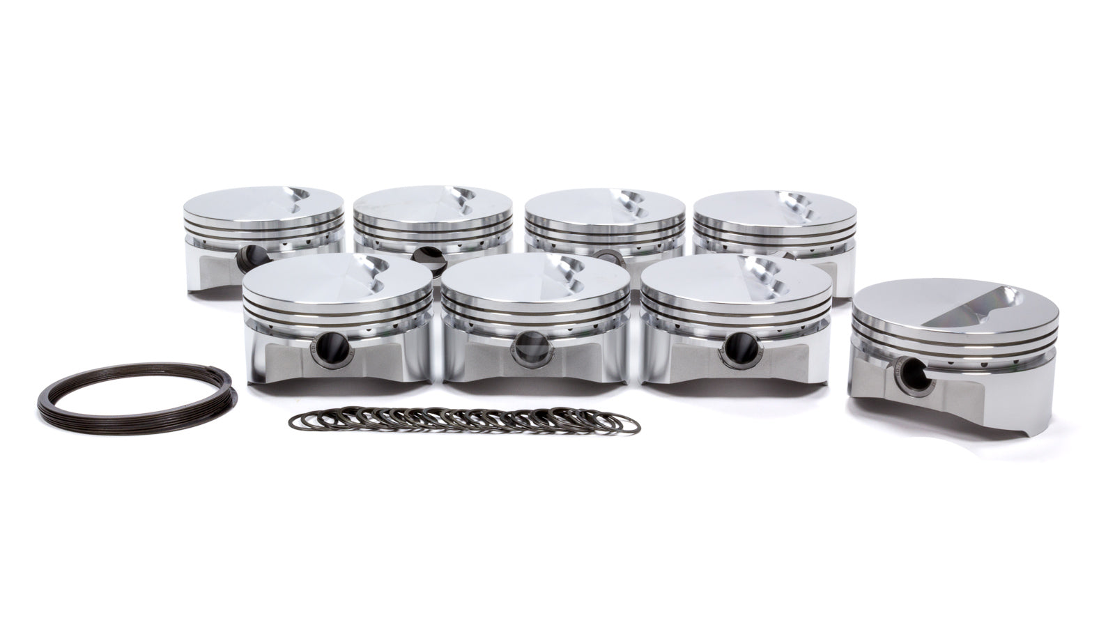 SPORTSMAN RACING PRODUCTS 231308 SBC Flat Top Piston Set 4.125 Bore -5cc SPORTSMAN RACING PRODUCTS 231308