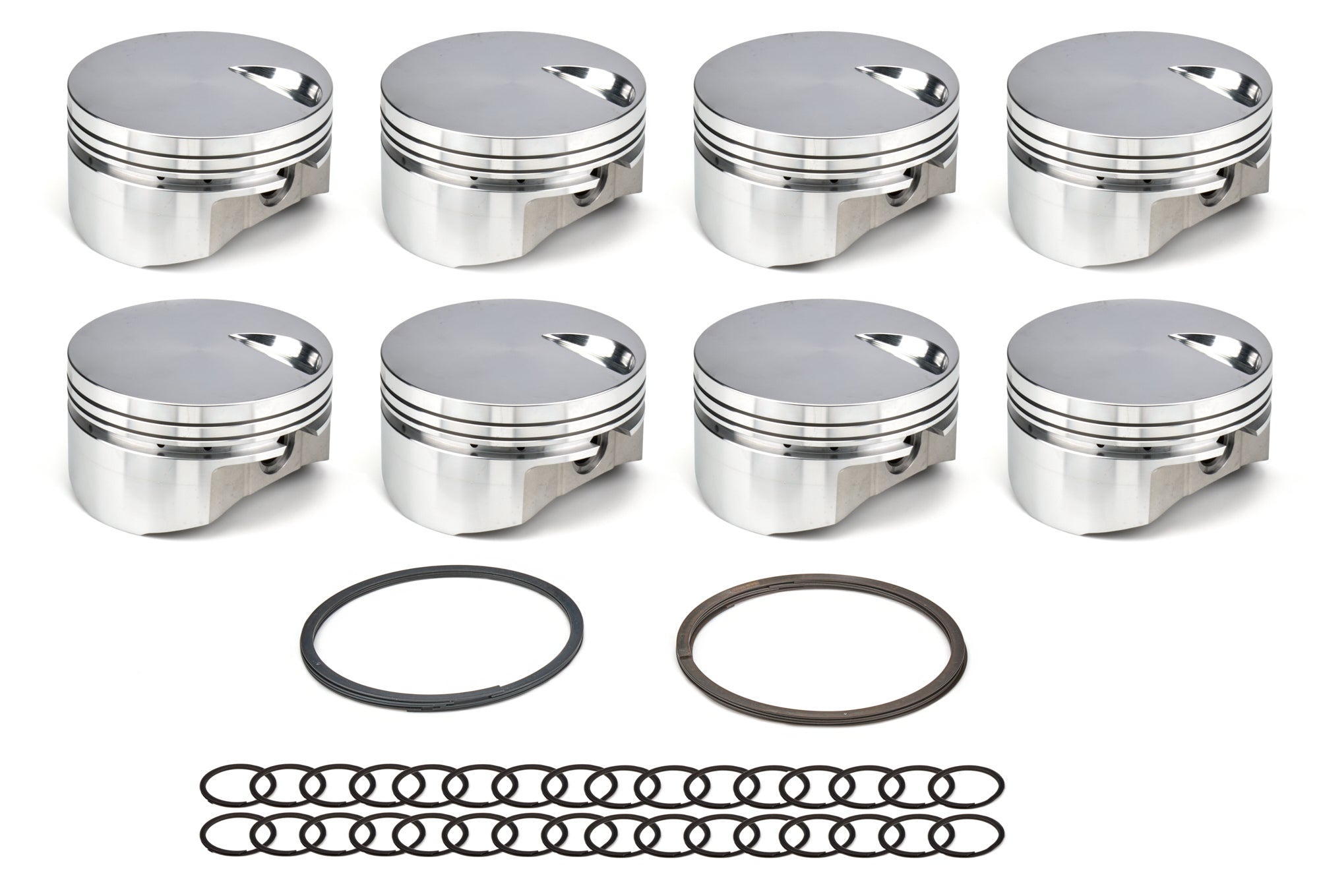SPORTSMAN RACING PRODUCTS 231513 BBC FT Forged Piston Set 4.560 Bore -3.0cc SPORTSMAN RACING PRODUCTS 231513
