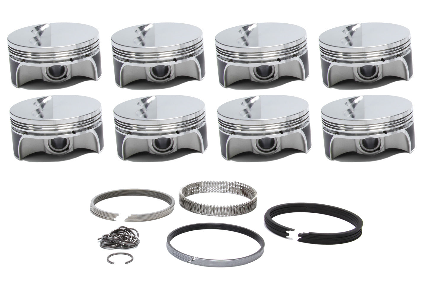 SPORTSMAN RACING PRODUCTS 279480 SBC Flat Top Pro-Series Piston & Ring Set 4.040 SPORTSMAN RACING PRODUCTS 279480