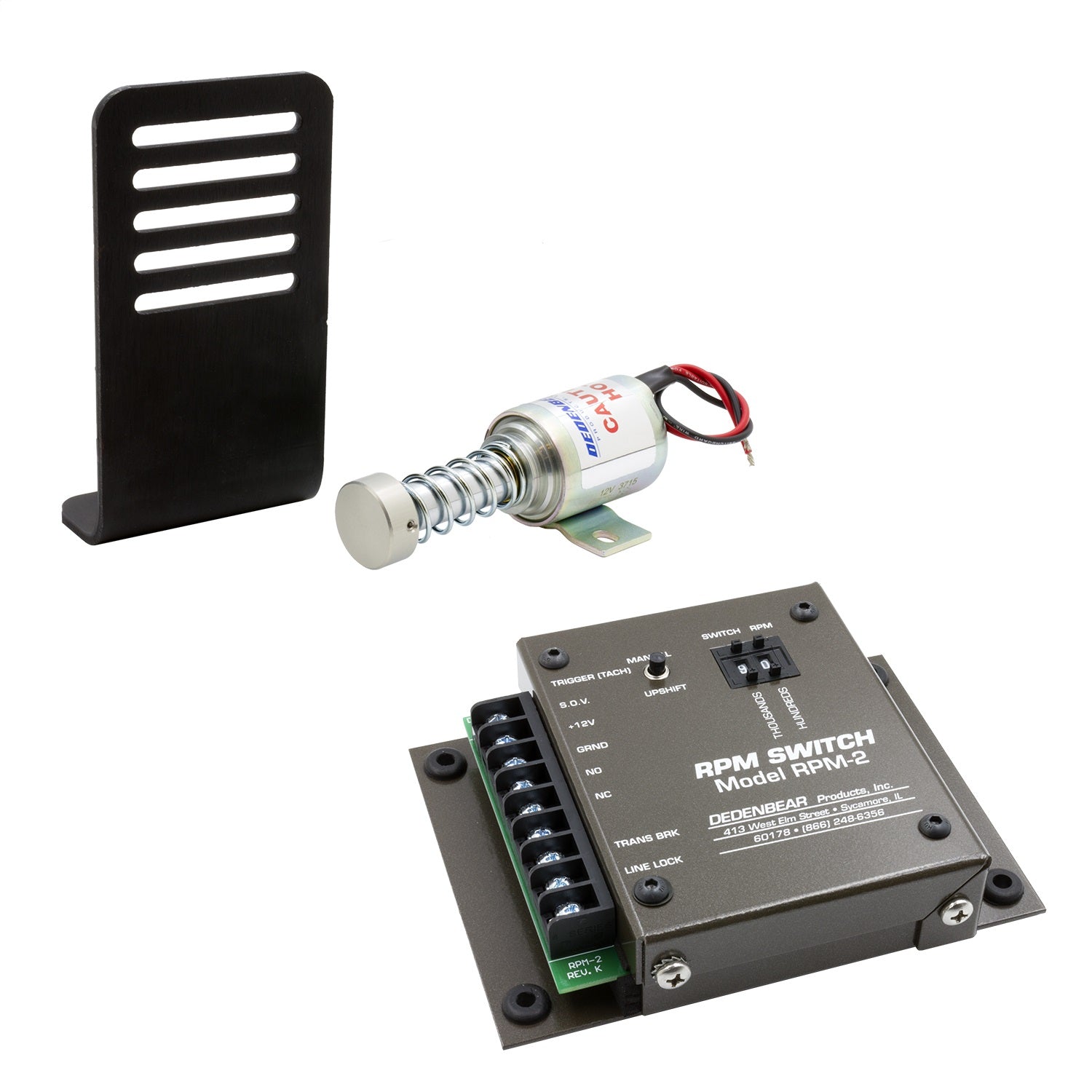 Dedenbear SS2RPM SOLENOID SHIFTER; 2 SPD. WITH RPM2 (RPM ACTIVATED SWITCH) Dedenbear SS2RPM