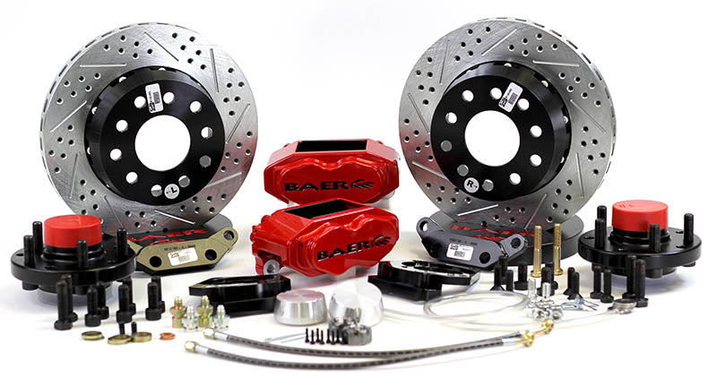 Baer Brake Systems 4301432R Baer Brakes 11" SS4+ Front Brake Kit, Red, SDZ, Std. Studs Baer Brake Systems 4301432R