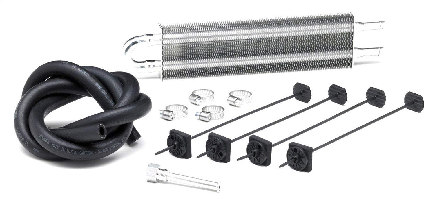Borgeson 925125 Standard steering cooler kit. Includes cooler; hose; hose clamps and mount kit. Borgeson 925125
