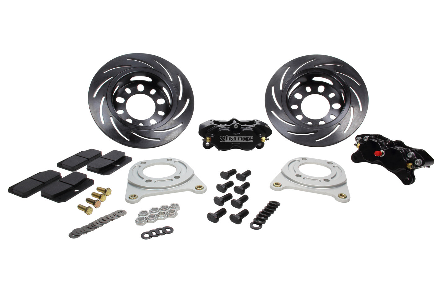 Strange Engineering B1707WC Rear Brake Kit -Big Ford w/2.5in Offset Soft Pads Strange Engineering B1707WC
