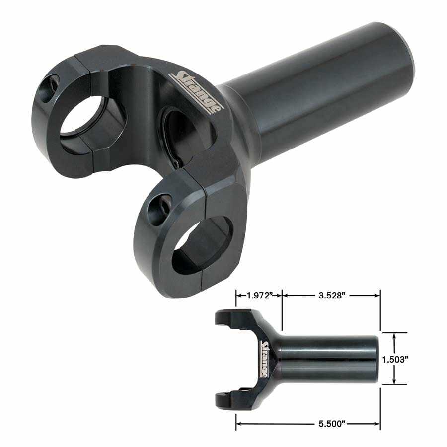 Strange Engineering U1677 Trans Yoke 27-Spline 1350 U-Joint Strange Engineering U1677