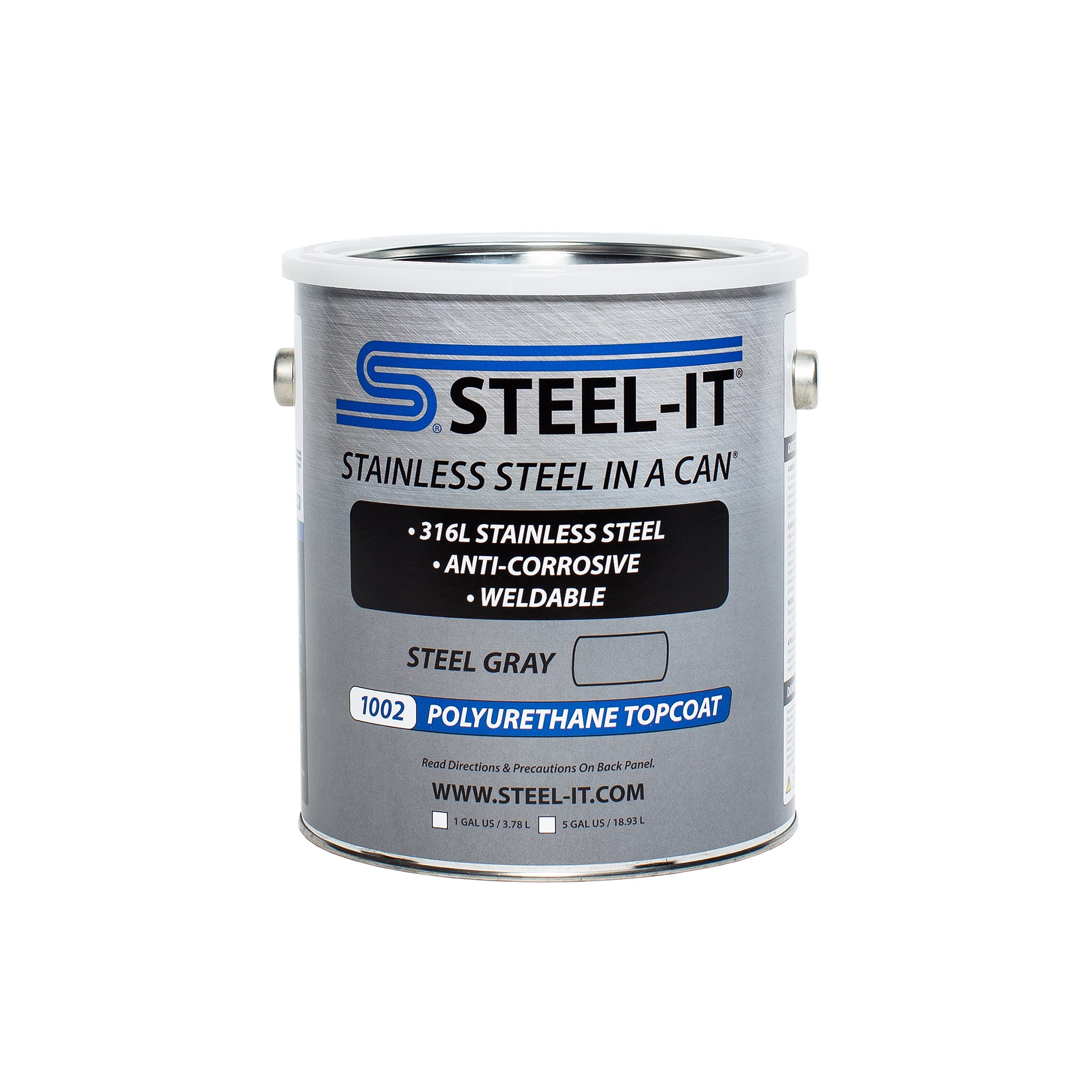 STEEL-IT STL1002G Steel Gray Polyurethane 1 Gallon STEEL-IT STL1002G