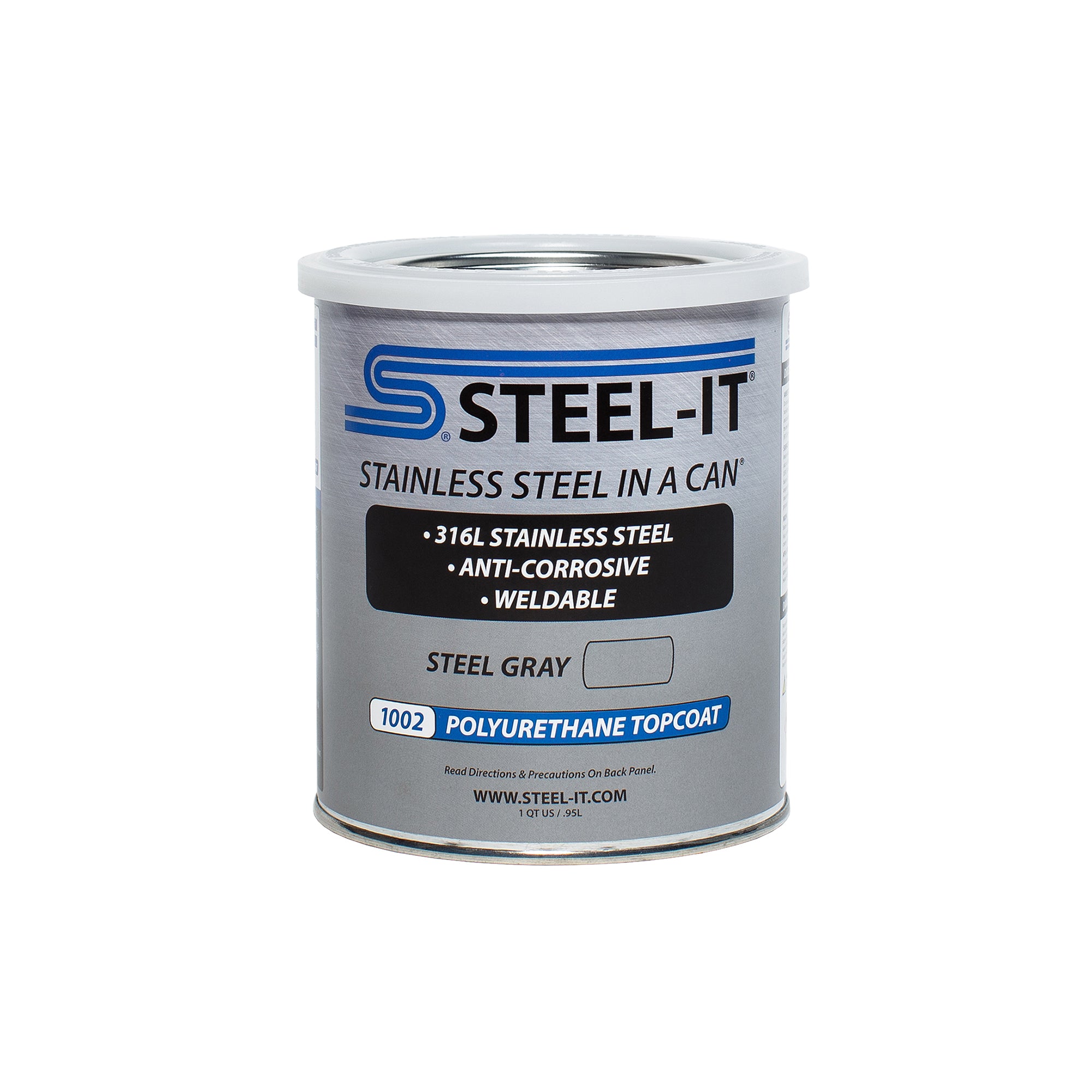 STEEL-IT STL1002Q Steel Gray Polyurethane 1 Quart STEEL-IT STL1002Q