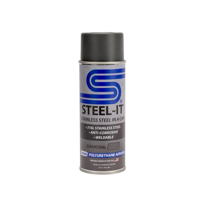 STEEL-IT STL1006B Charcoal Polyurethane 14 Ounce Can STEEL-IT STL1006B
