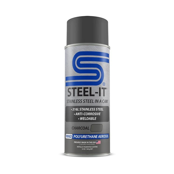 STEEL-IT FGAE1006D Charcoal Polyurethane 12OZ Can STEEL-IT FGAE1006D