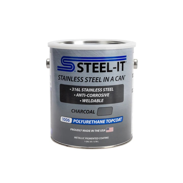 STEEL-IT FGPA1006G Charcoal Polyurethane 1 Gallon STEEL-IT FGPA1006G