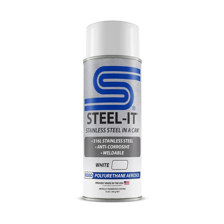 STEEL-IT FGAE1030D White Polyurethane 12OZ Can STEEL-IT FGAE1030D