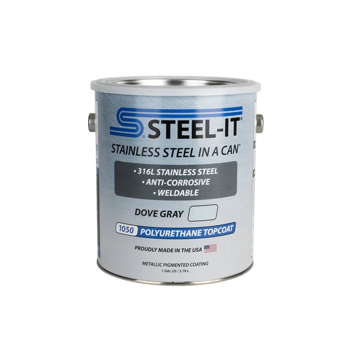 STEEL-IT FGPA1050G Dove Gray Polyurethane 1 Gallon STEEL-IT FGPA1050G