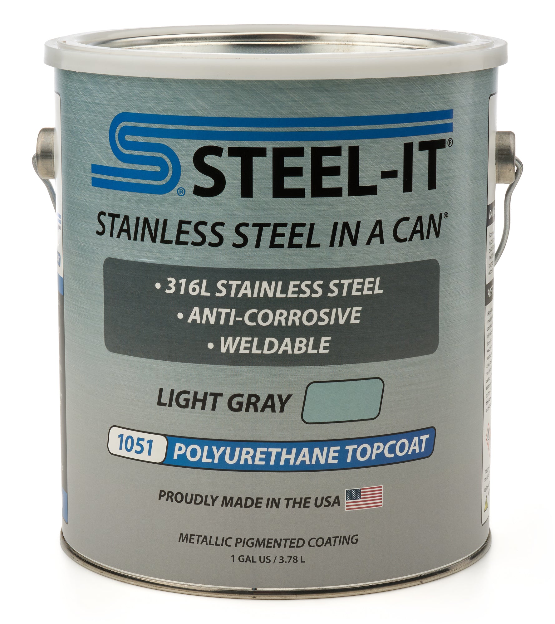 STEEL-IT FGPA1051G Light Gray Polyurethane 1 Gallon STEEL-IT FGPA1051G