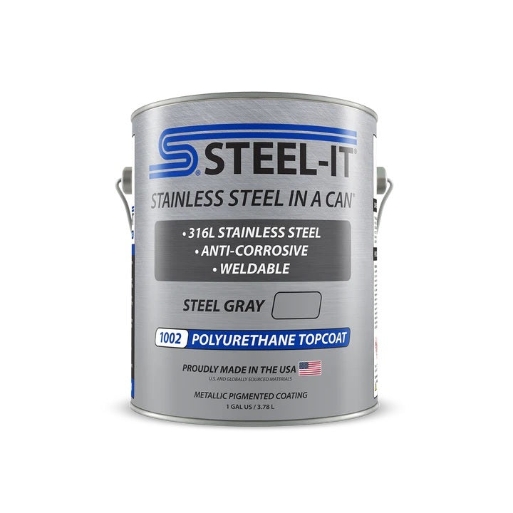 STEEL-IT FGPA1002G Steel Gray Polyurethane 1 Gallon STEEL-IT FGPA1002G