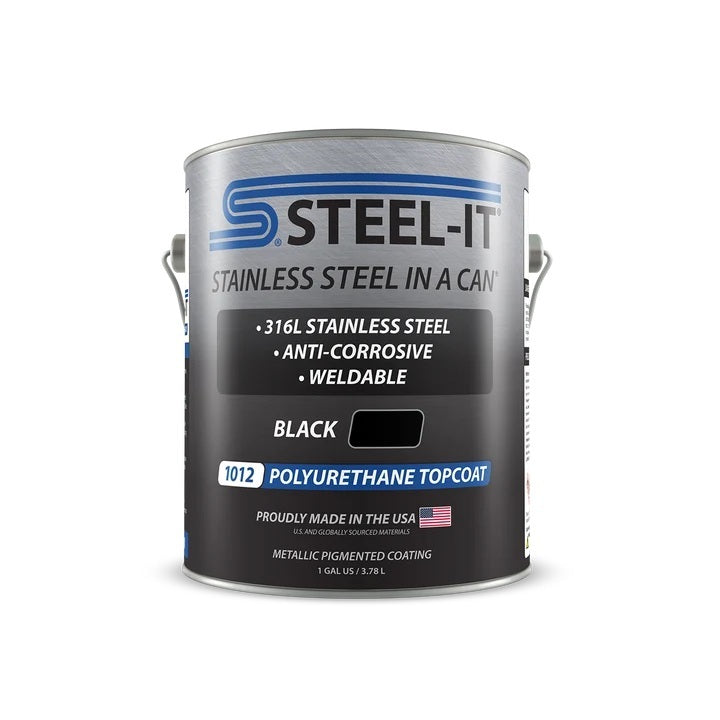 STEEL-IT FGPA1012G Black Polyurethane 1 Gallon STEEL-IT FGPA1012G