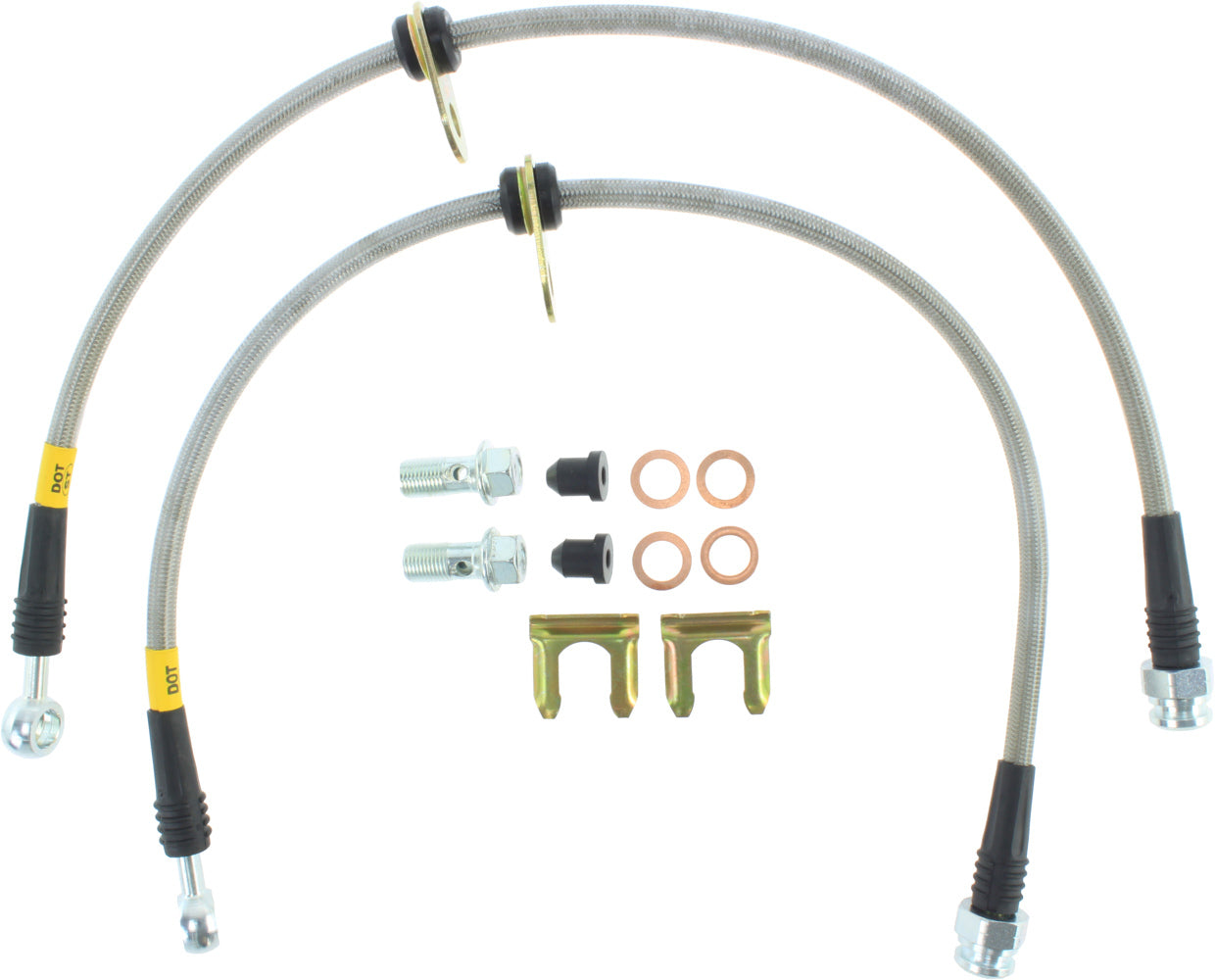 StopTech 950.47005 Stainless Steel Brake Li ne Kit StopTech 950.47005