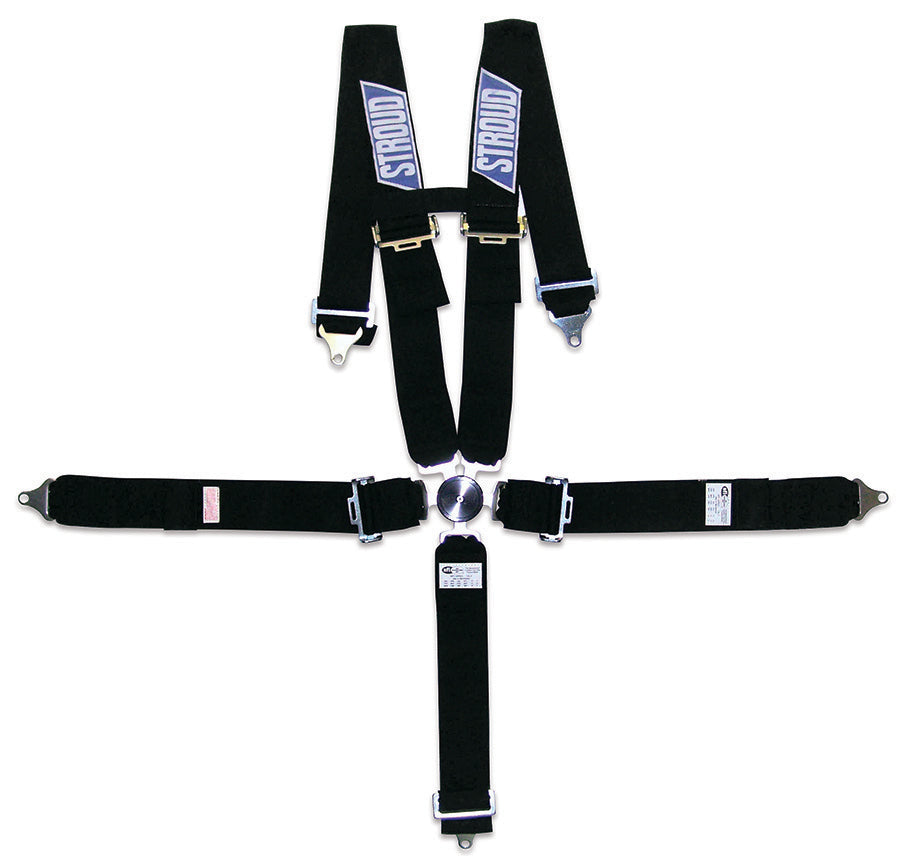 Stroud Safety 2001 Racing Harness Kam Lock Black Individual Stroud Safety 2001