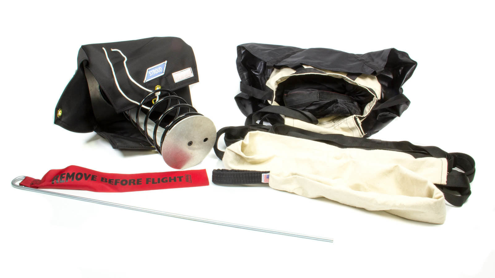 Stroud Safety 4304803-01-04 Chute 430 Large w/Spring Launcher Black Stroud Safety 4304803-01-04