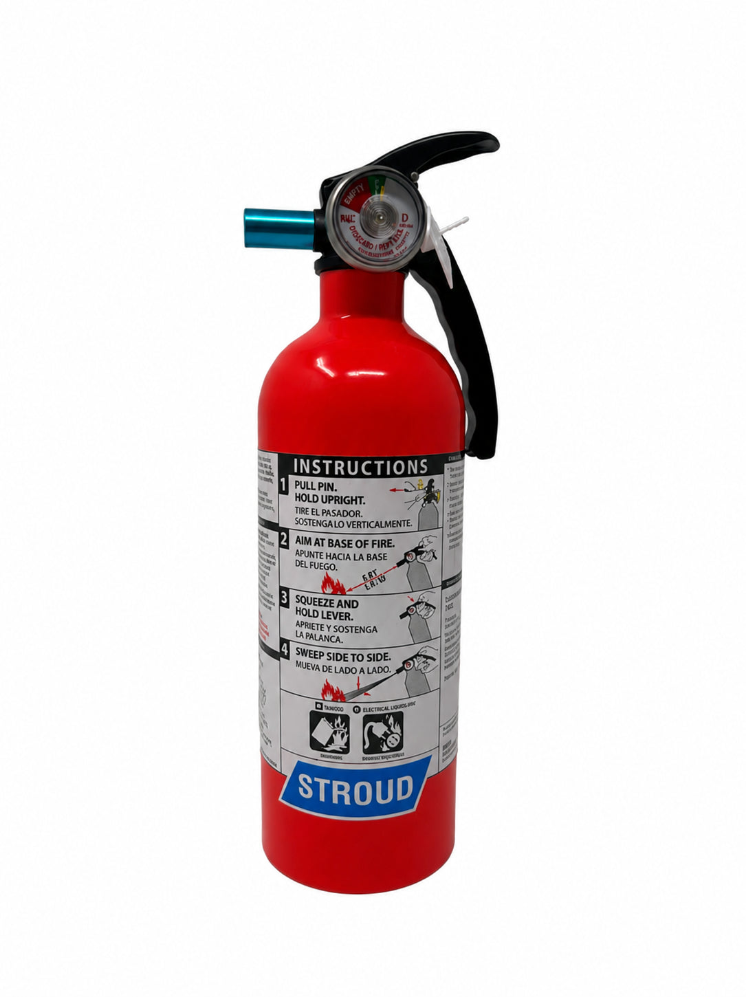 Stroud Safety 9100 Fire Extinguisher 2lb Portable Class BC Stroud Safety 9100