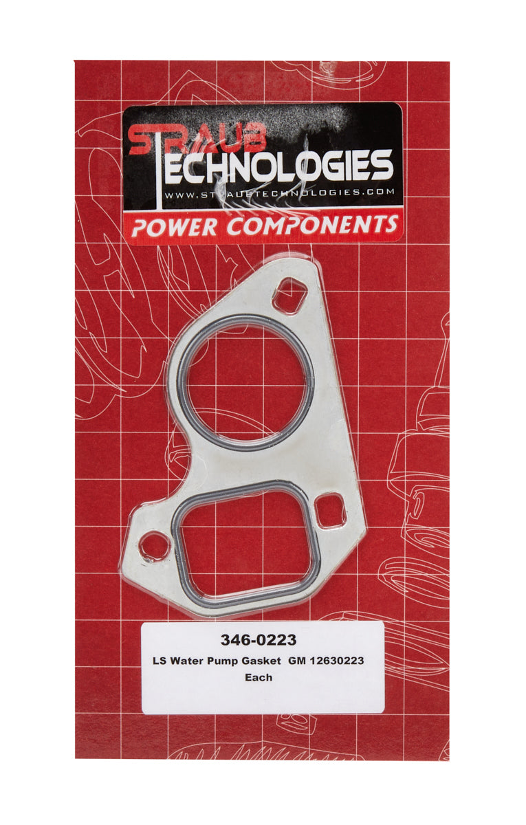 Straub Technologies 346-0223 Water pump Gasket LS 1997-Up Metal/Rubber Straub Technologies 346-0223