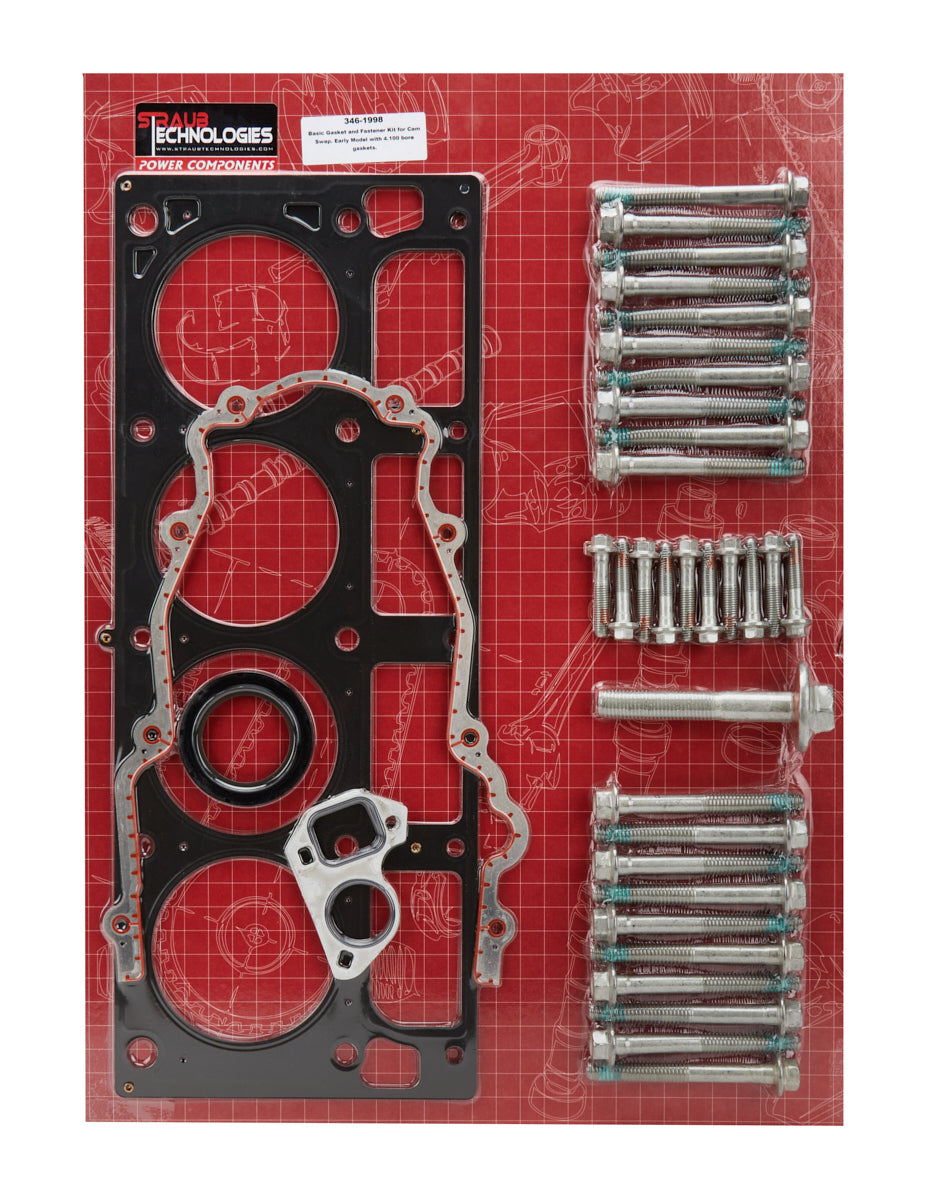 Straub Technologies 346-1998 Cam Change Gasket & Bolt Kit  LS 04-Up Small Bore Straub Technologies 346-1998