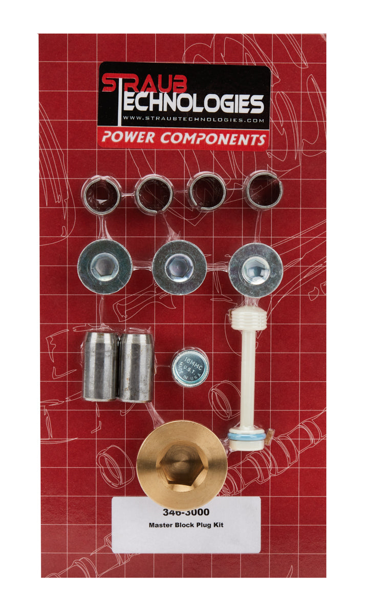Straub Technologies 346-3000 LS Engine Plug Kit Master Block Kit Straub Technologies 346-3000