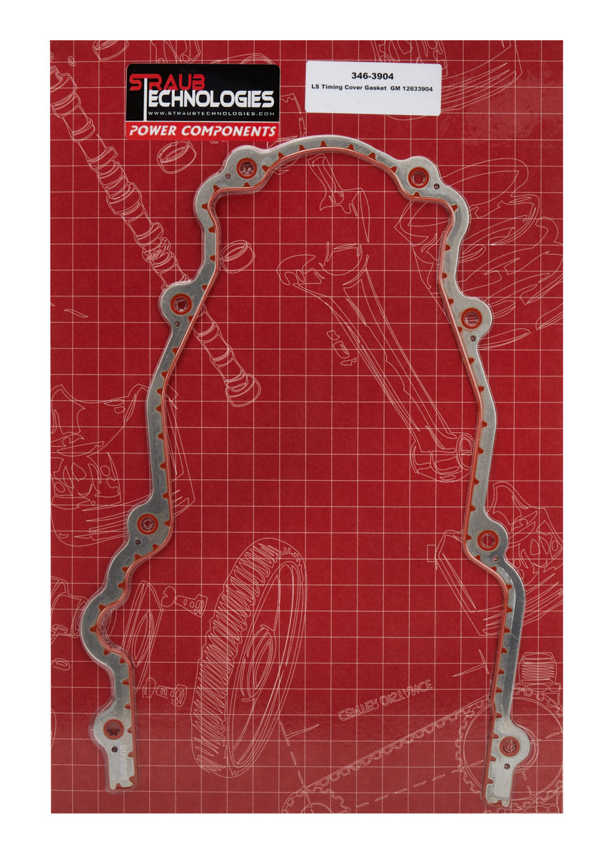 Straub Technologies 346-3904 LS Timing Cover Gasket 1997-Up Straub Technologies 346-3904