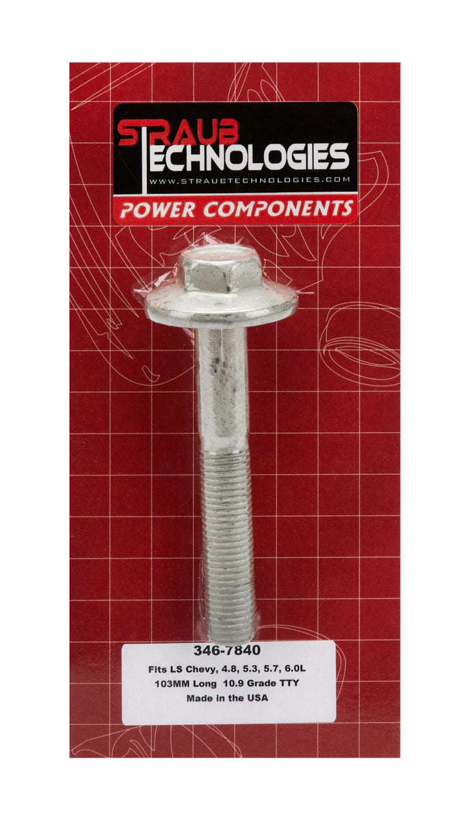 Straub Technologies 346-7840 Harmonic Balancer Bolt LS Engines Straub Technologies 346-7840