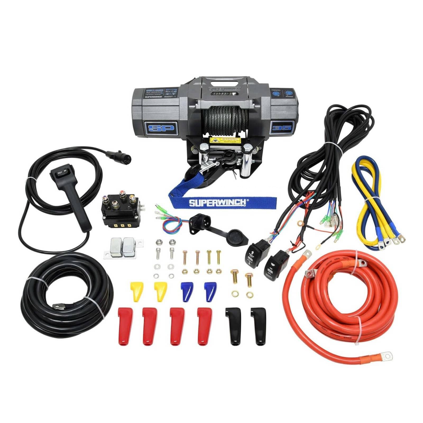 Superwinch 1135240 SP 35 WINCH W/STEEL ROPE Superwinch 1135240