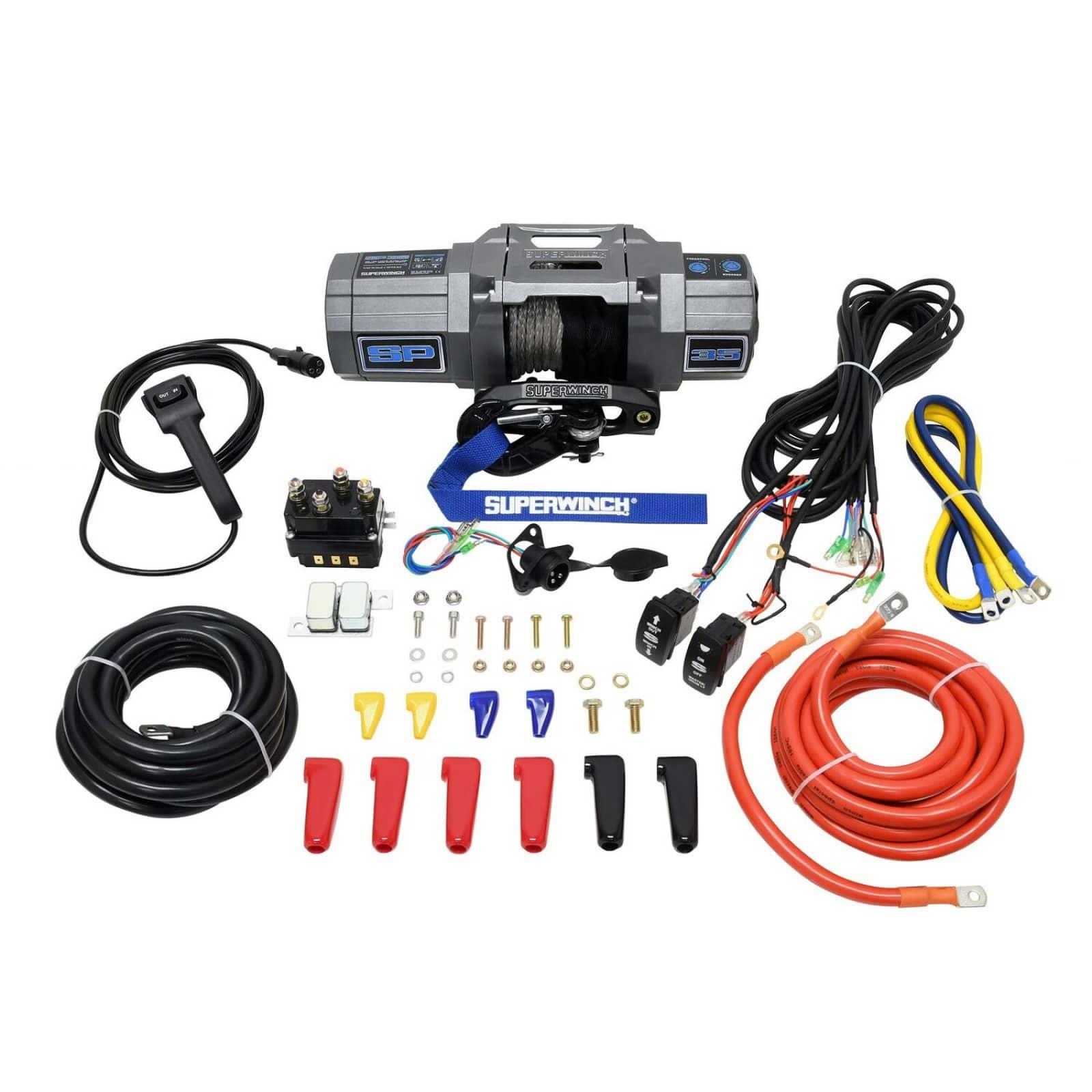 Superwinch 1135250 SP 35SR WINCH W/SYNTHETIC ROPE Superwinch 1135250