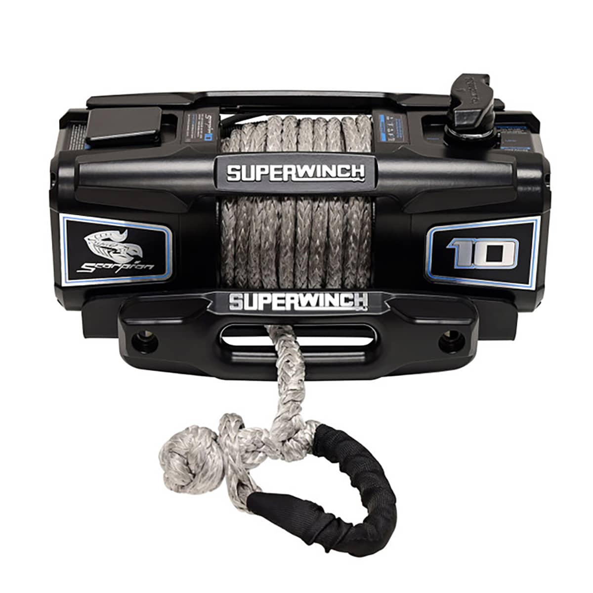 Superwinch 1155401 SCORPION 10000LB 12V DC WINCH WITH SYNTHETIC ROPE Superwinch 1155401