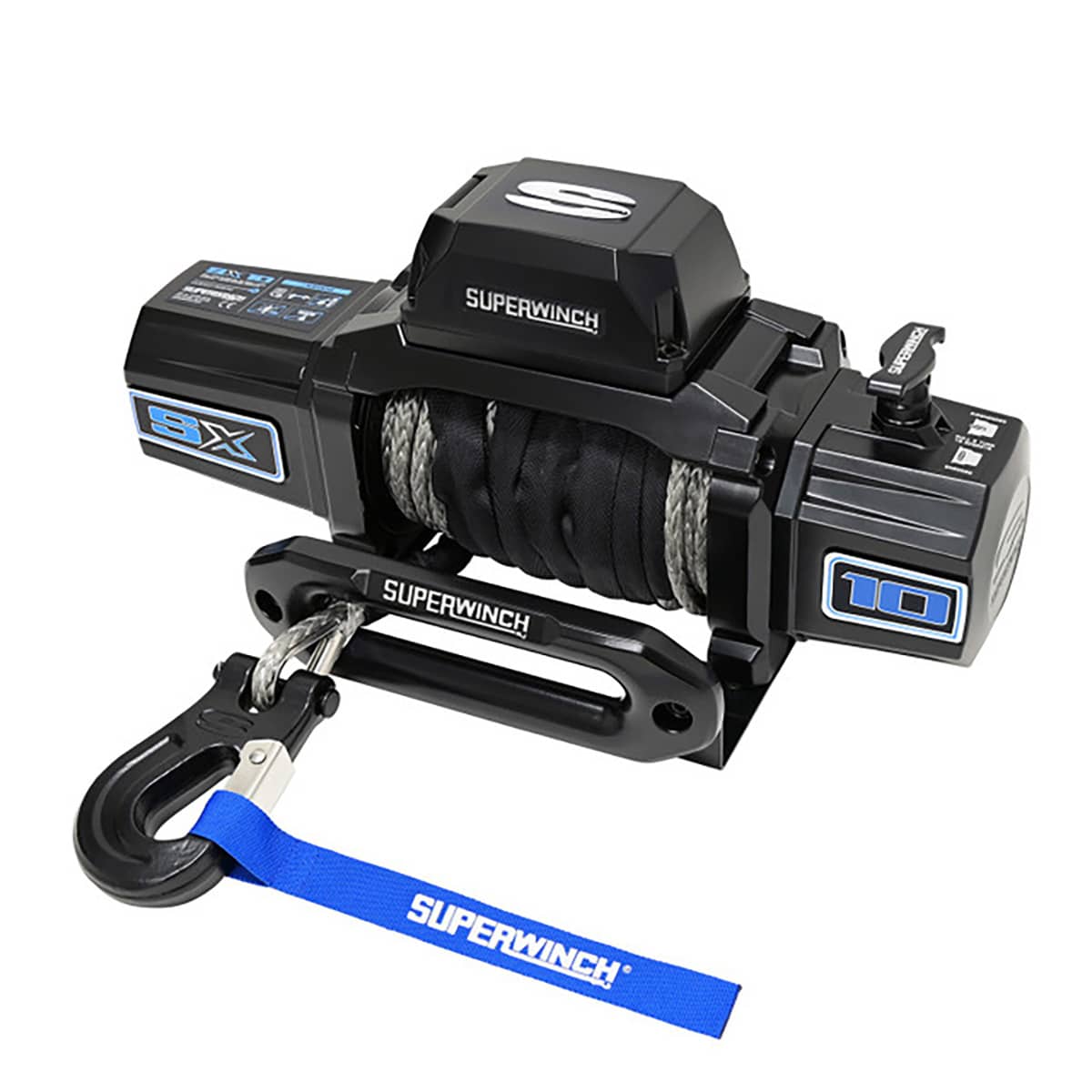 Superwinch 1710204 SX10SR 10K MIDNIGHT BLACK WINCH Superwinch 1710204