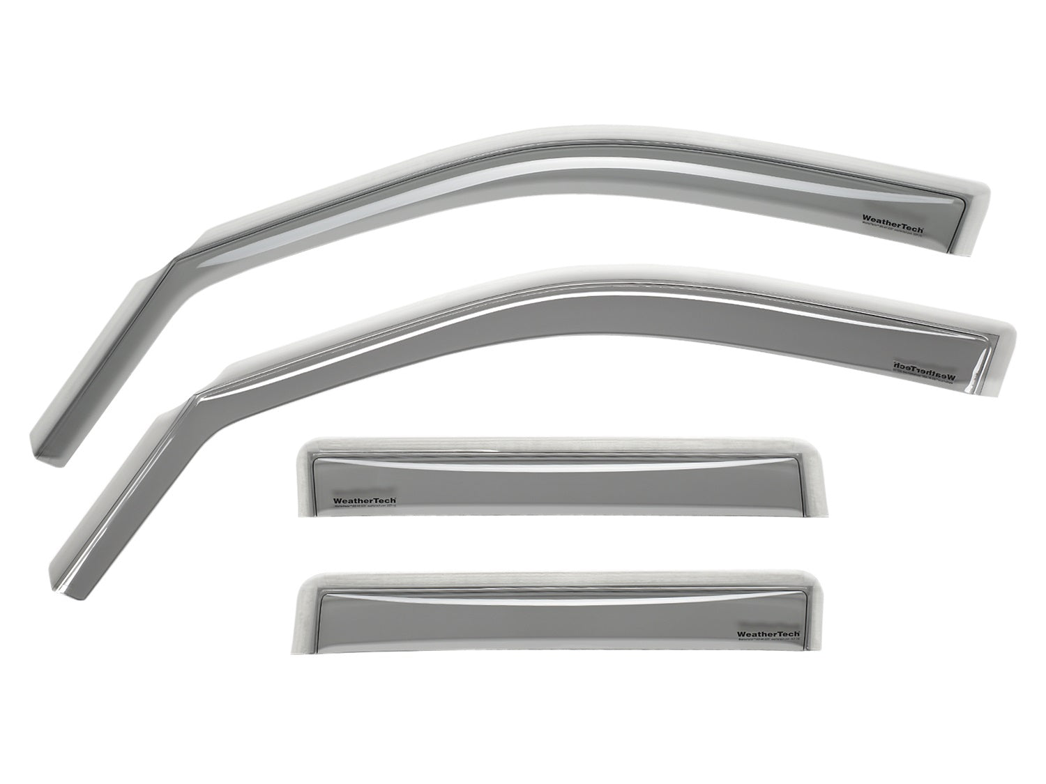Weathertech 82962 Side Window Deflector; 4 pc.; Dark Tint; Weathertech 82962