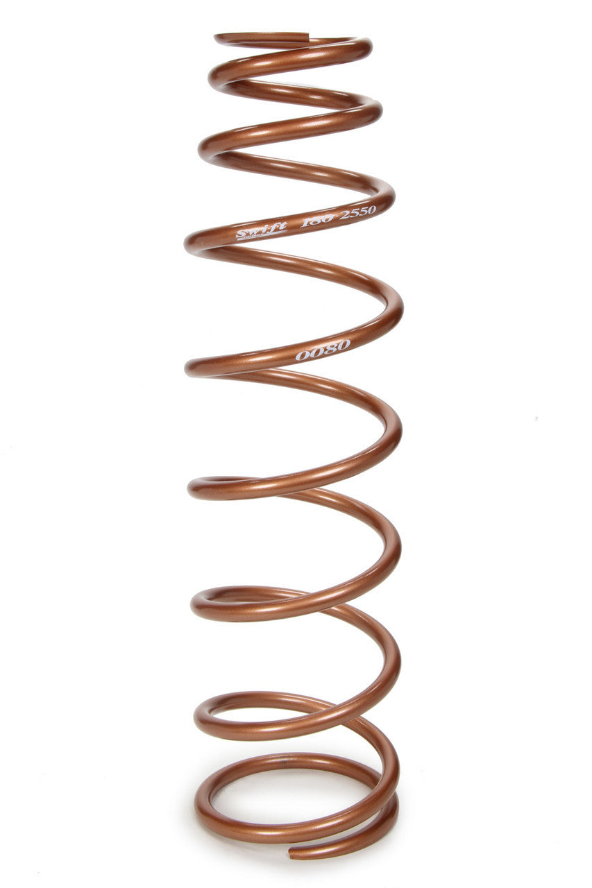 SWIFT SPRINGS 200-2550-080 BP Coil-Over Spring 20in x 5in x 80lb 2.5in ID SWIFT SPRINGS 200-2550-080 BP
