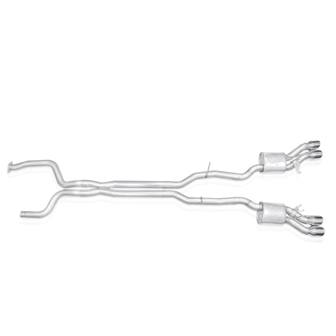 Stainless Works CT5V22CB 22-25 CTS-5V Blackwing Catback Exhaust Stainless Works CT5V22CB