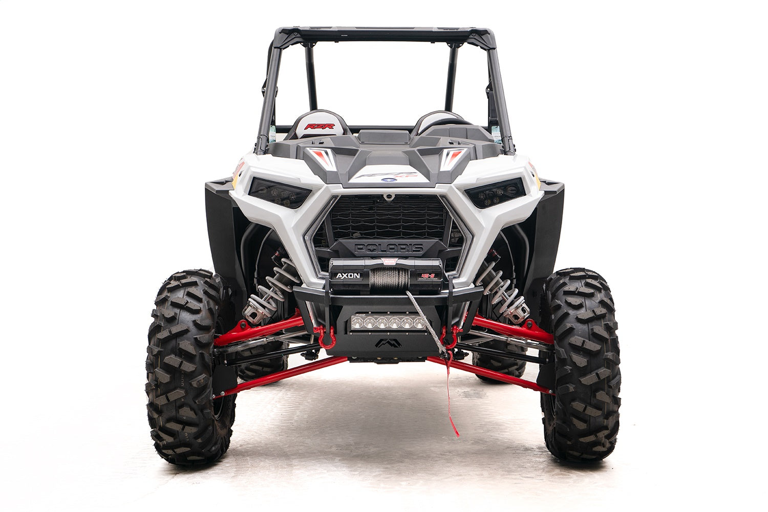 Fab Fours SXFB-1150-1 SXS Winch Bumper; 2 Stage Matte Black Powder Coated; Fab Fours SXFB-1150-1