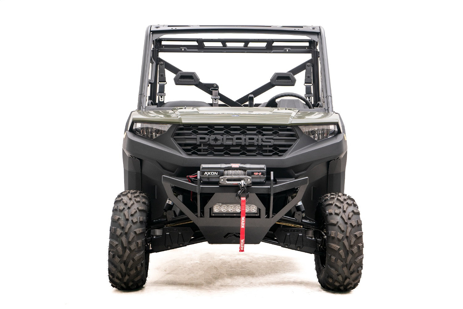 Fab Fours SXFB-1350-1 SXS Winch Bumper; 2 Stage Matte Black Powder Coated; Fab Fours SXFB-1350-1