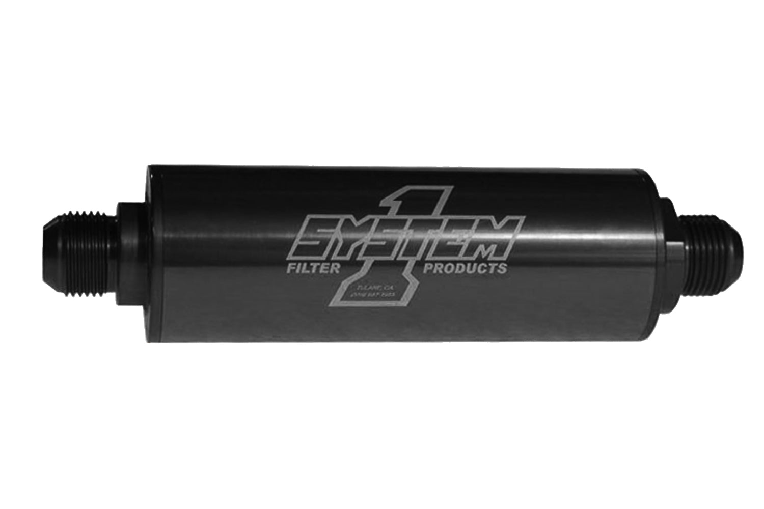 System One 202-225716B Inline Scavenge Oil Filter - #16 Billet - Bk System One 202-225716B