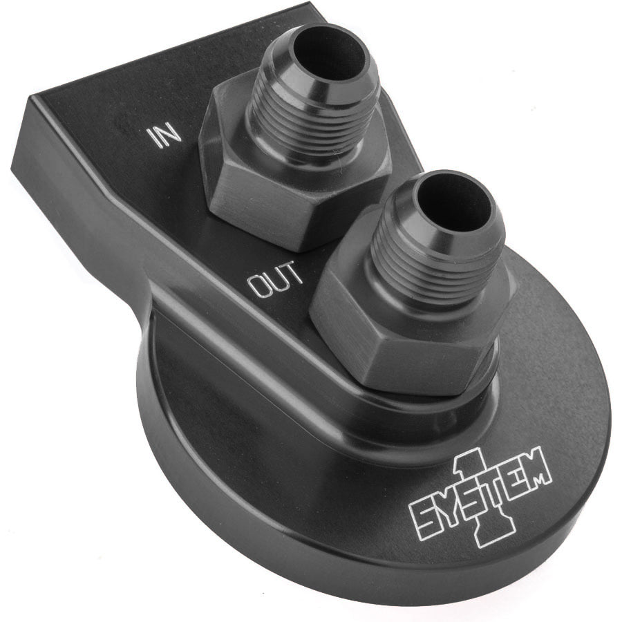 System One 221-90004-10B Remote Filter Mount w/10an Fittings System One 221-90004-10B
