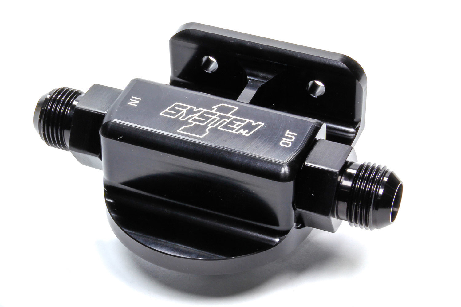 System One 222-90007-12B Remote Oil Filter Mount w/LH Side 12an Port System One 222-90007-12B