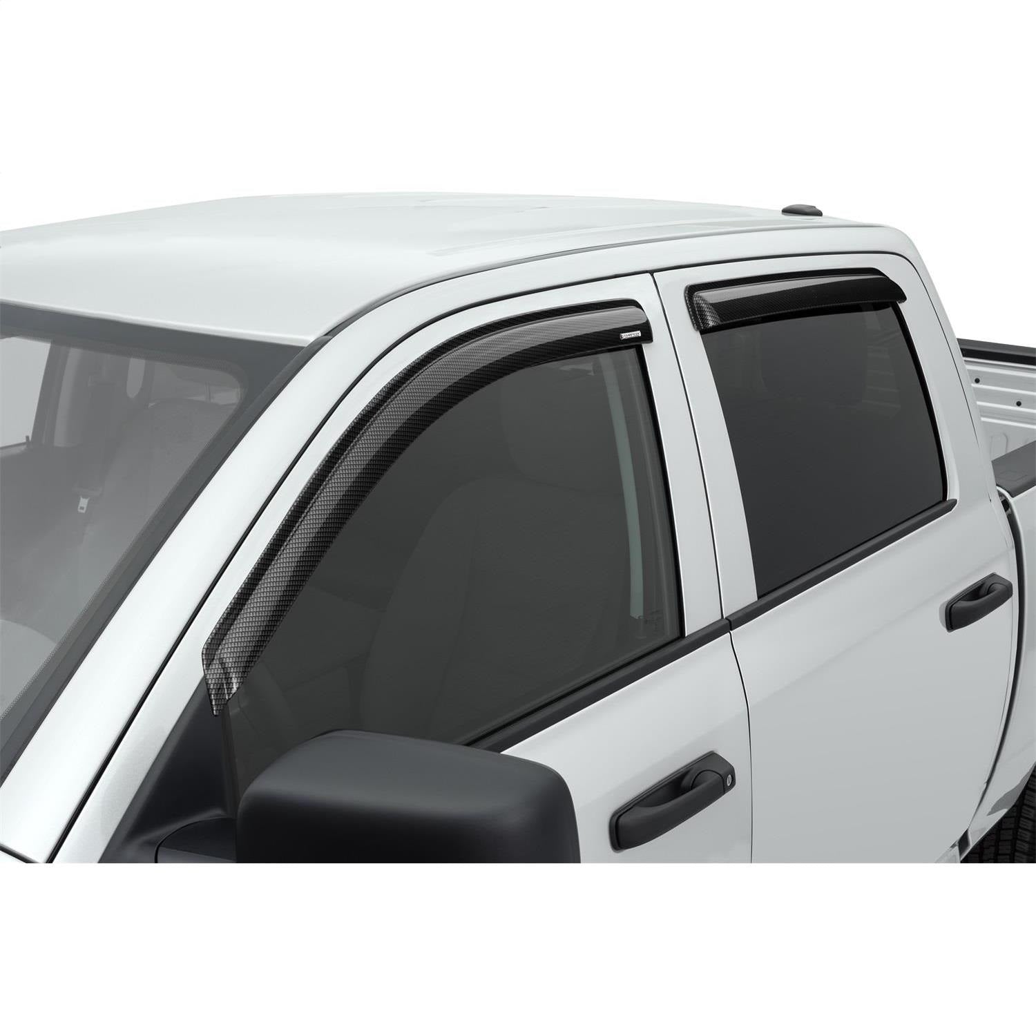 Stampede 6184-59 Tape-Onz™ Sidewind Deflector 4 pc.; Carbon Fiber; Stampede 6184-59