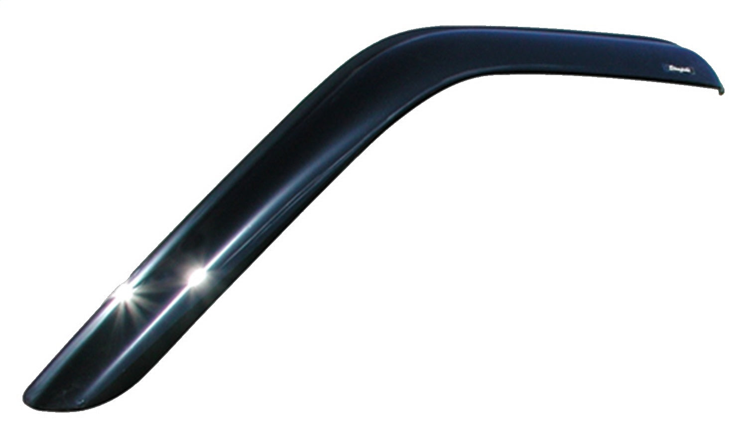 Stampede 6049-2 Tape-Onz™ Sidewind Deflector 2 pc.; Smoke; Front; Stampede 6049-2