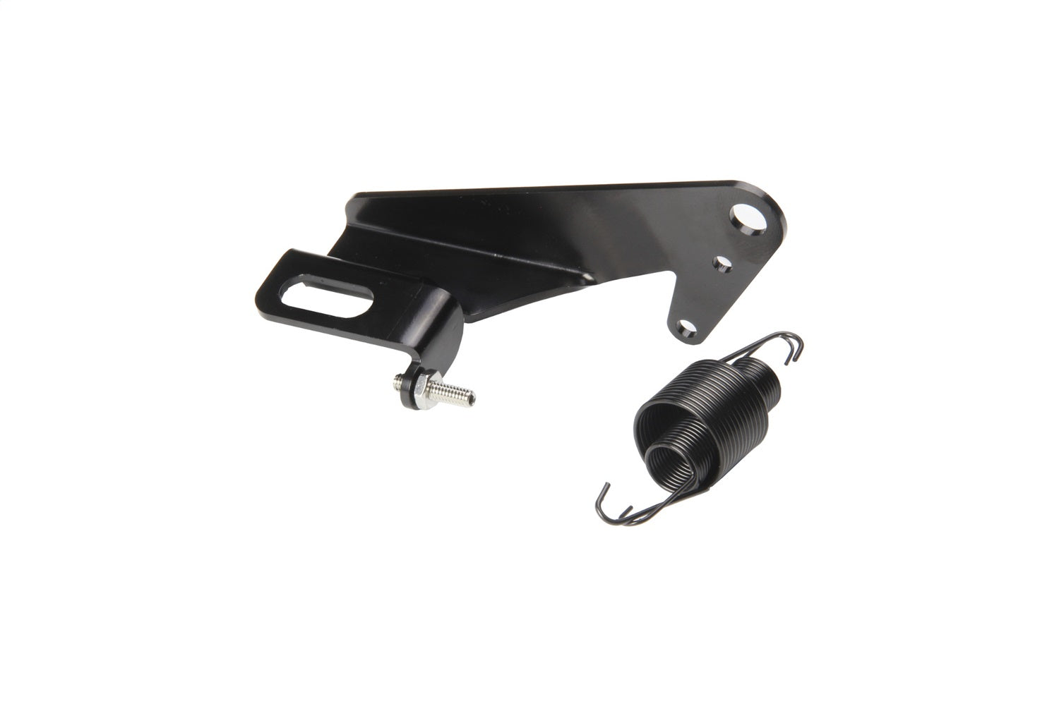 Lokar XTCB-40HS Throttle Cable Bracket; Fits w/Holley Sniper; Stainless Steel; Black Finish; Lokar XTCB-40HS