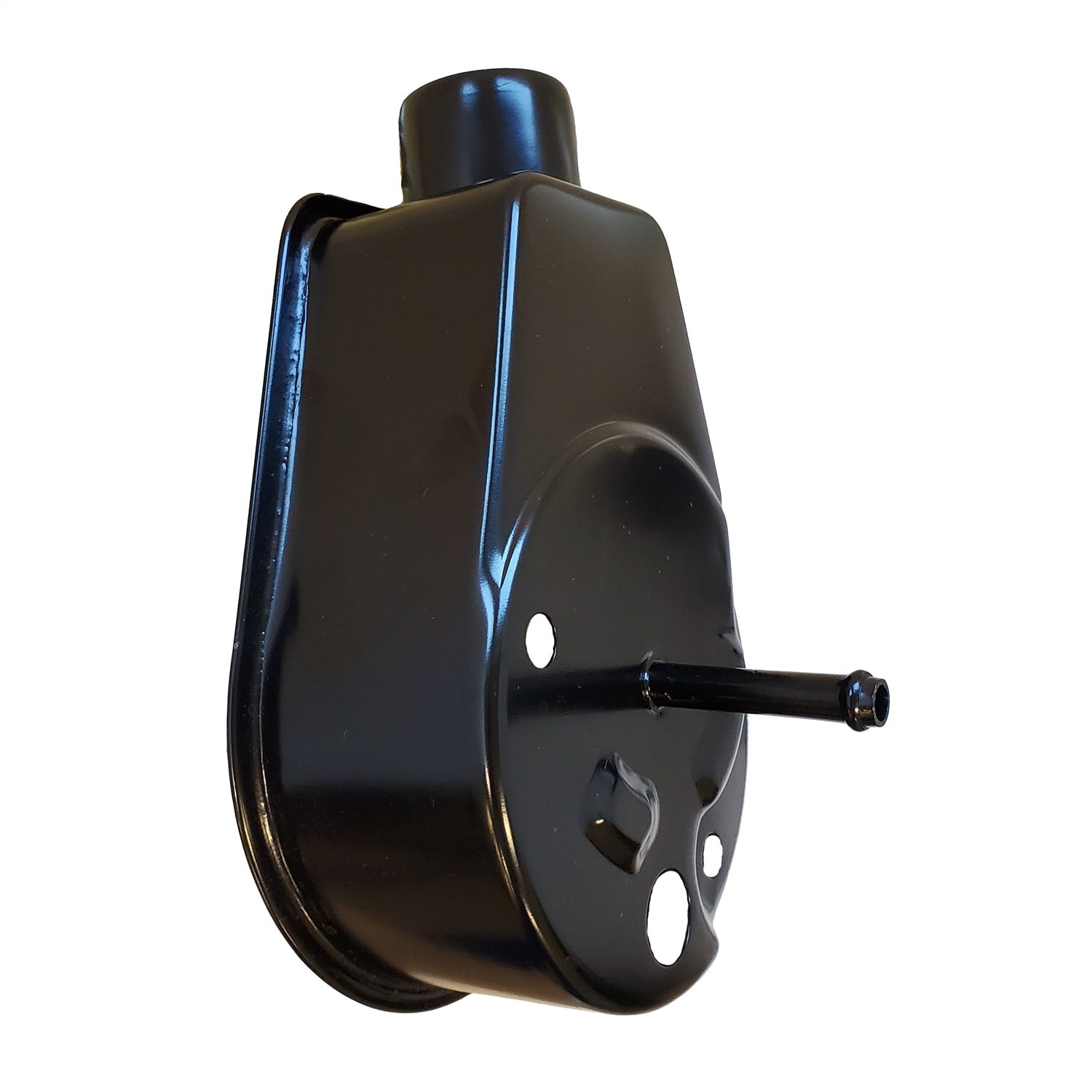 Borgeson RES002 Saginaw self-contained power steering pump reservoir; includes cap and seals. Borgeson RES002