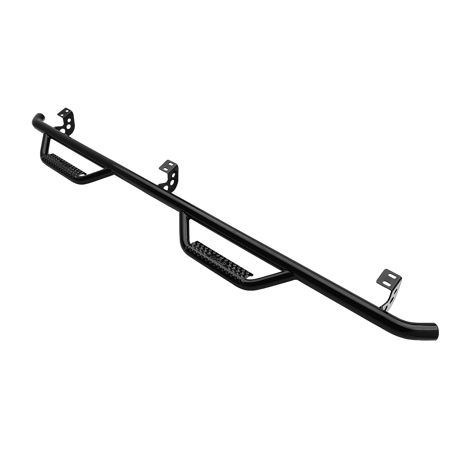 N-Fab Nerf Step Wheel-To-Wheel; 2 in. Main Tube; Black Powder Coat; 4 Step; Smittybilt T0678CC