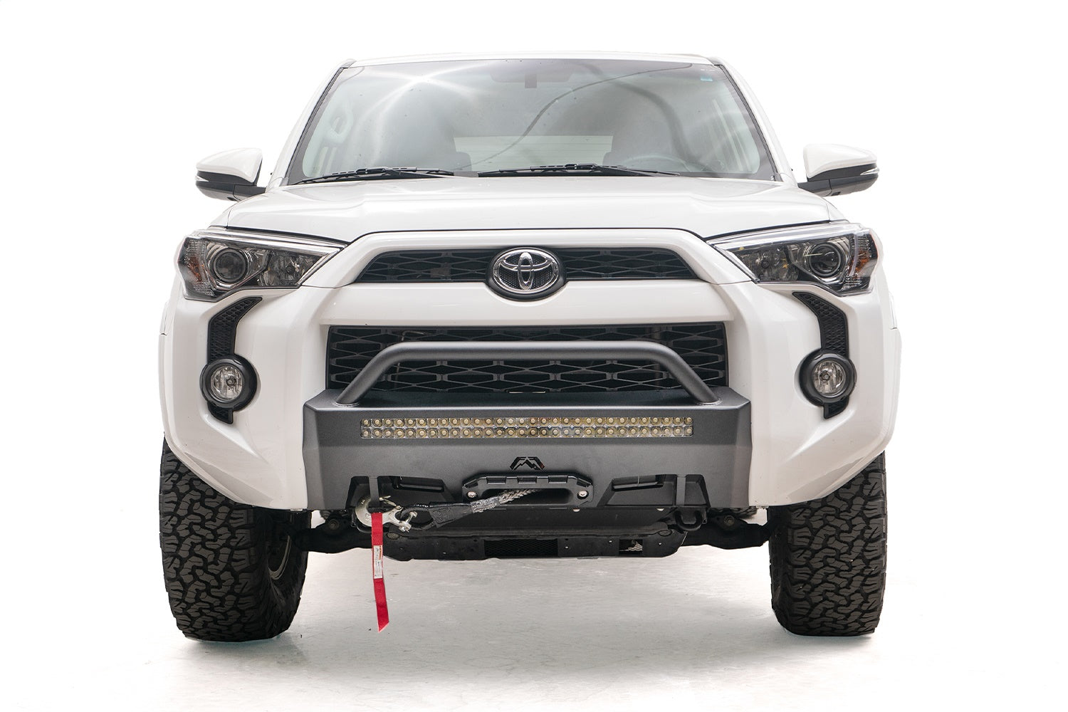 Fab Fours T4R-N4552-B Winch Mount; w/Pre Runner Guard; Bare; Fab Fours T4R-N4552-B