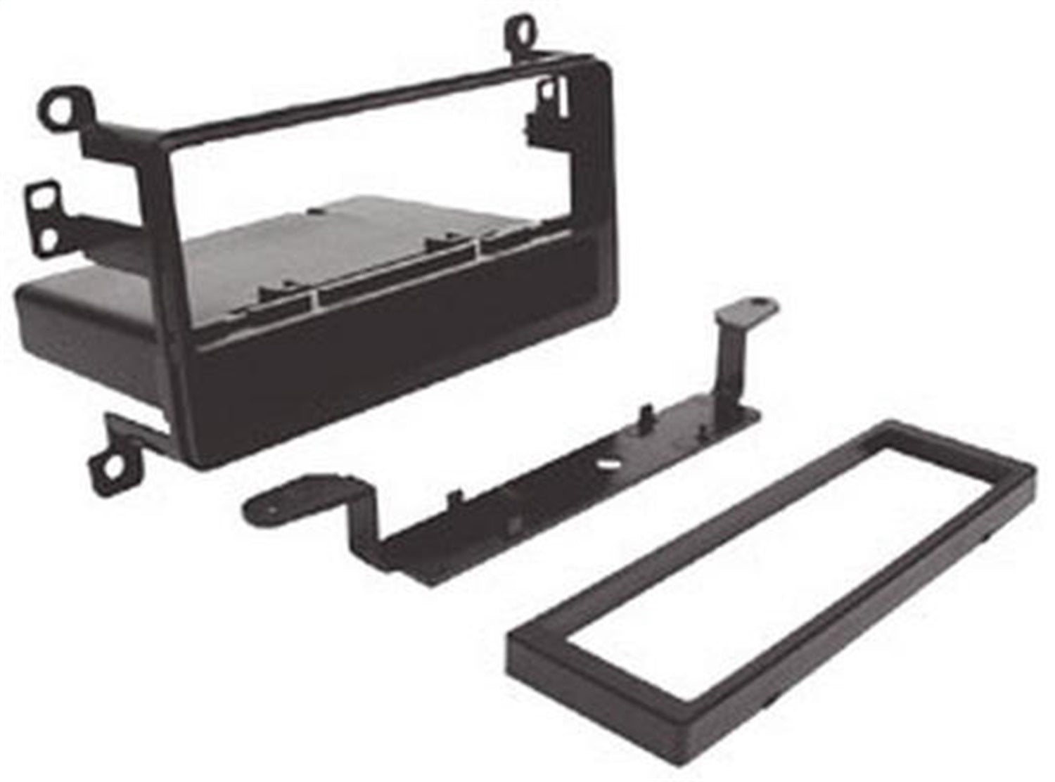 Scosche TA2047B Custom Fit DIN w/Molded Pocket Dash Kit Scosche TA2047B