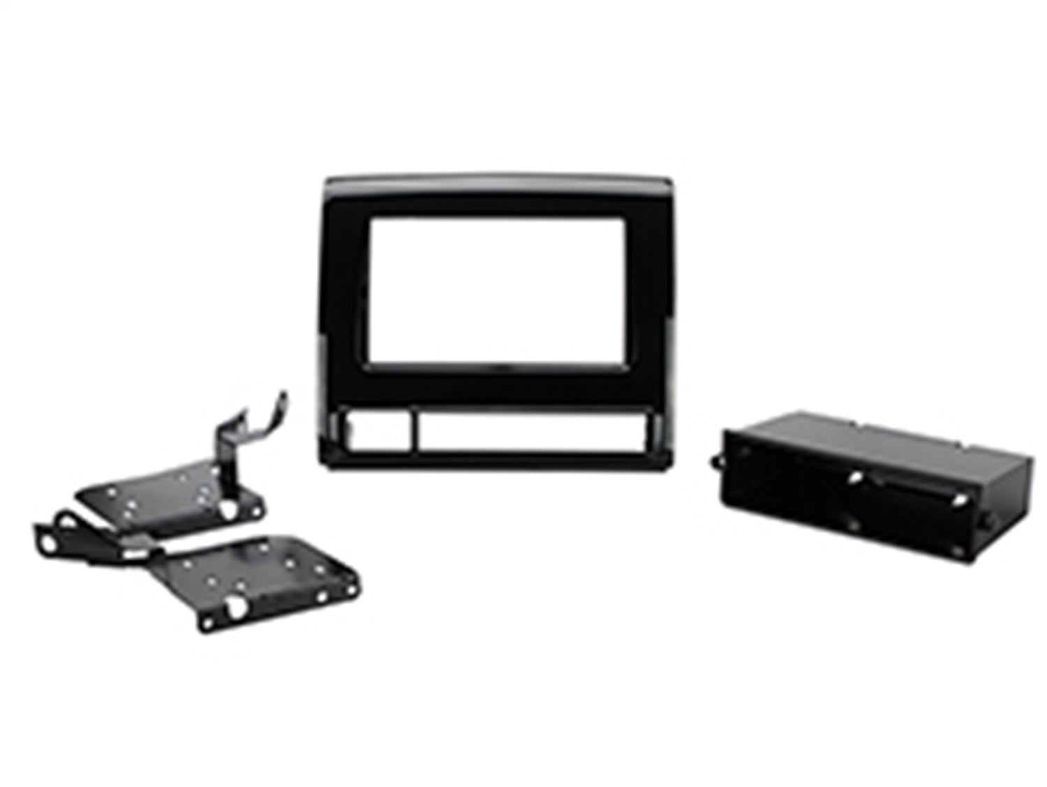 Scosche TA2111BPB Custom Fit ISO Double DIN Or Single DIN w/Pocket Dash Kit Scosche TA2111BPB