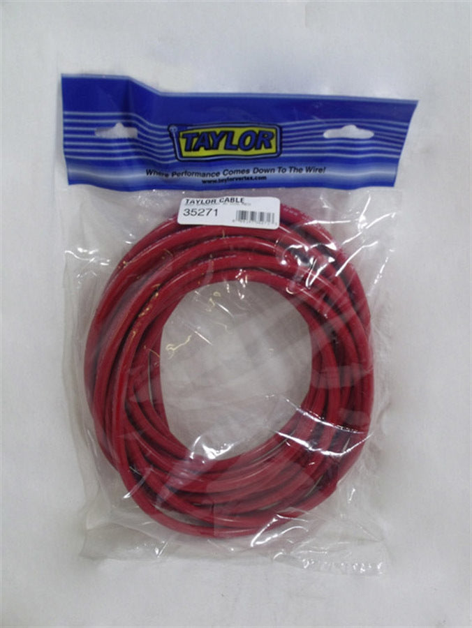 Taylor Cable 35271 30' Spool 8mm Red Spiro Wound Plug Wire Taylor Cable 35271