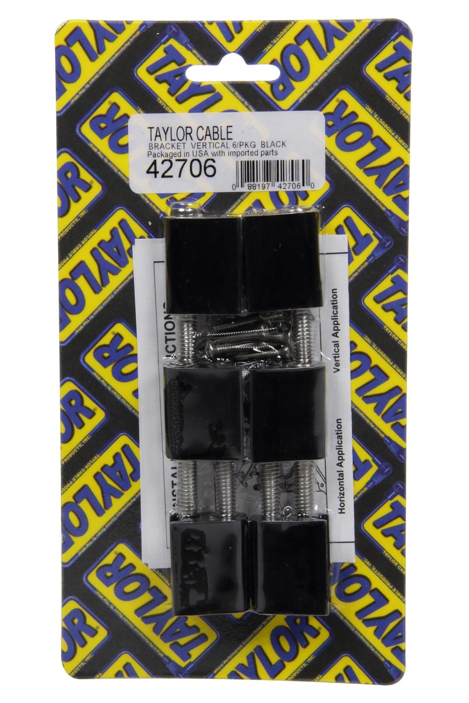 Taylor Cable 42706 Wire Separator Mntg Kit Vertical 6pcs Taylor Cable 42706
